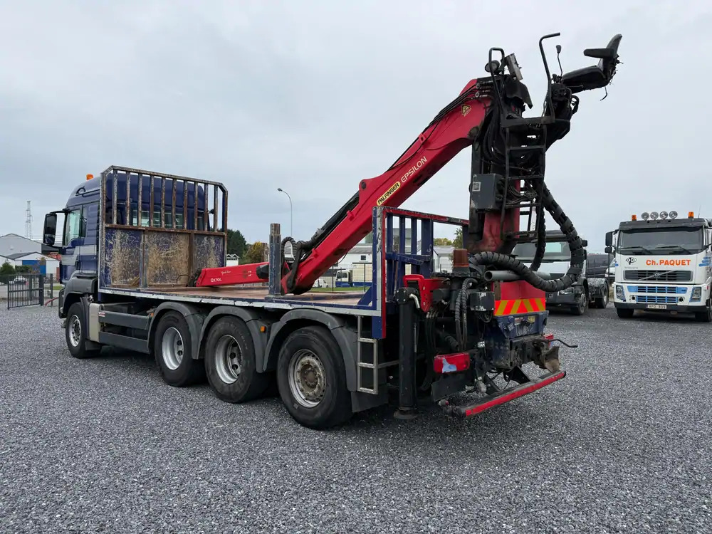 MAN TGS 35.440 *Epsilon Q170L*TRIDEM*Intarder - Autocarro con pianale/ Cassone fisso, Camion con gru: foto 3 MAN TGS 35.440 *Epsilon Q170L*TRIDEM*Intarder - Autocarro con pianale/ Cassone fisso, Camion con gru: foto 3