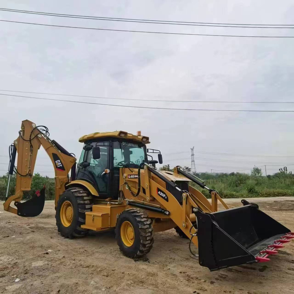 CATERPILLAR 420F backhoe loader stock new low hour jcb TLB - Terna: foto 1 CATERPILLAR 420F backhoe loader stock new low hour jcb TLB - Terna: foto 1