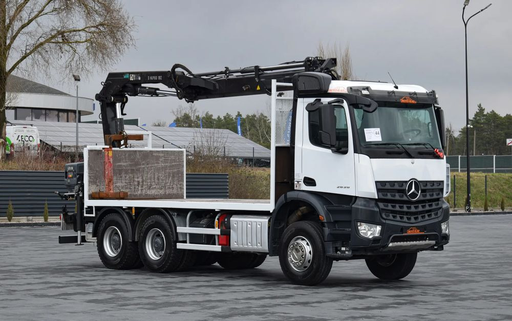 Mercedes-Benz AROCS 2636 / 6x4 / HIAB X-HIPRO 192 E-3 / WYSUW x3 / ROTATOR / STEROWANIE RADIOWE / UDT / PODPORY HYDRAULICZNE / AUTOMAT / KAMERA COFANIA / NISKI PRZEBIEG / SPROWADZONY - Autocarro con pianale/ Cassone fisso, Camion con gru: foto 3 Mercedes-Benz AROCS 2636 / 6x4 / HIAB X-HIPRO 192 E-3 / WYSUW x3 / ROTATOR / STEROWANIE RADIOWE / UDT / PODPORY HYDRAULICZNE / AUTOMAT / KAMERA COFANIA / NISKI PRZEBIEG / SPROWADZONY - Autocarro con pianale/ Cassone fisso, Camion con gru: foto 3