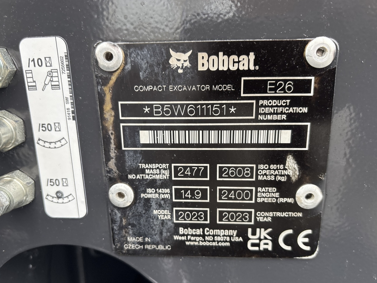 BOBCAT E26 - Miniescavatore: foto 5 BOBCAT E26 - Miniescavatore: foto 5