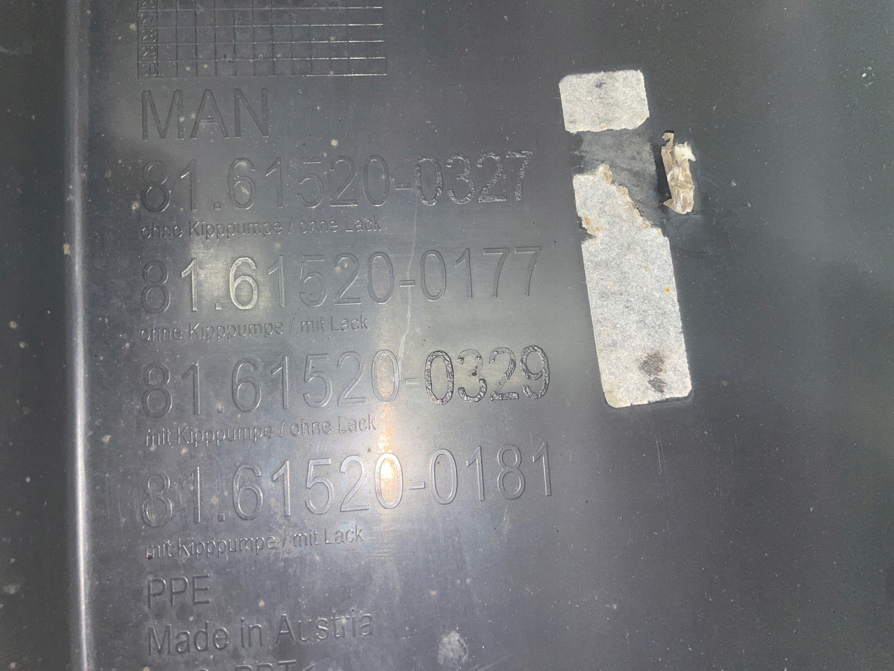 DOLNY STOPIEŃ STOPNICA MAN TGL TGM TGL-3 81615200327 - Gradino sottoscocca per Camion: foto 4 DOLNY STOPIEŃ STOPNICA MAN TGL TGM TGL-3 81615200327 - Gradino sottoscocca per Camion: foto 4