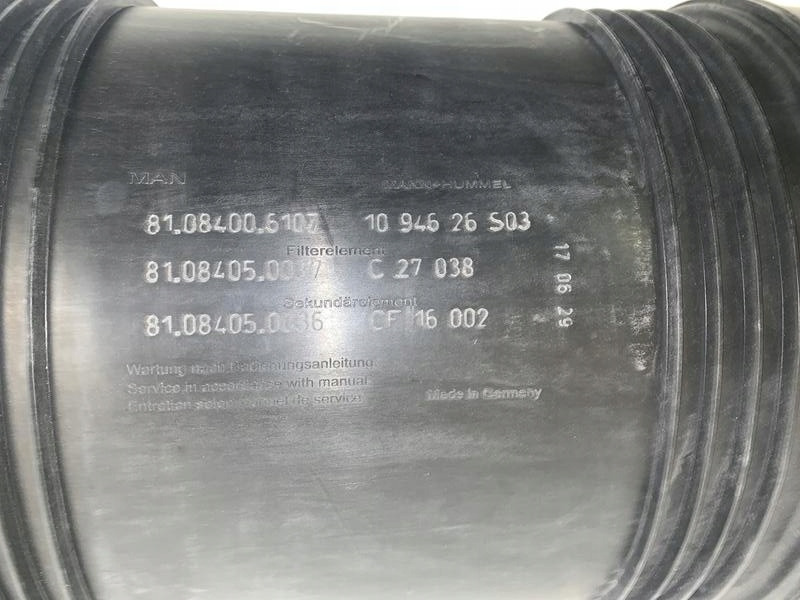 FILTR POWIETRZA OBUDOWA FILTRA MAN TGS TGX EURO 6 - Filtro aria per Camion: foto 4 FILTR POWIETRZA OBUDOWA FILTRA MAN TGS TGX EURO 6 - Filtro aria per Camion: foto 4