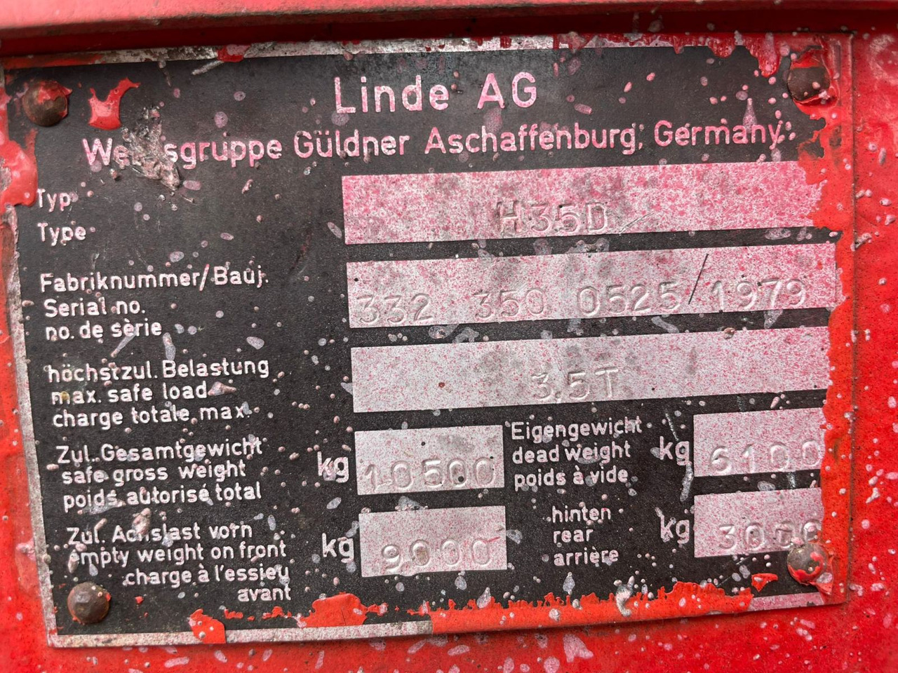Linde 4 tone - Carrello elevatore diesel: foto 2 Linde 4 tone - Carrello elevatore diesel: foto 2