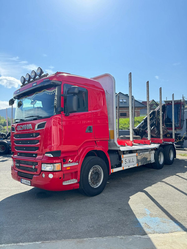 SCANIA R500 & KESLA 2012T - Camion trasporto legname, Camion con gru: foto 2 SCANIA R500 & KESLA 2012T - Camion trasporto legname, Camion con gru: foto 2