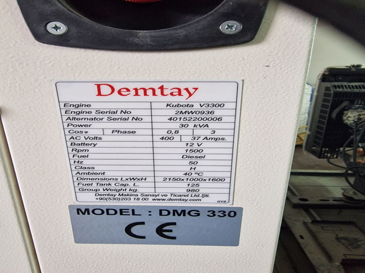 Kubota V3300 DMG 330 - Attrezzature per officina: foto 2 Kubota V3300 DMG 330 - Attrezzature per officina: foto 2