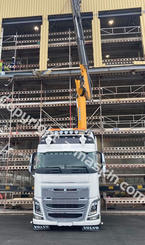 Autocarro con pianale/ Cassone fisso, Camion con gru Volvo FH 16.540: foto 11