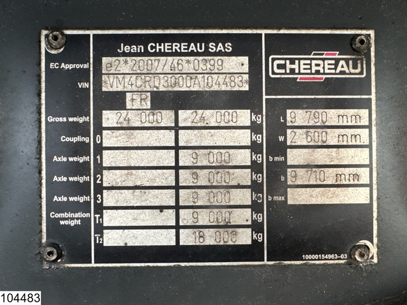 Chereau Autonoom Carrier Vector 1350 - Rimorchio frigorifero: foto 4 Chereau Autonoom Carrier Vector 1350 - Rimorchio frigorifero: foto 4