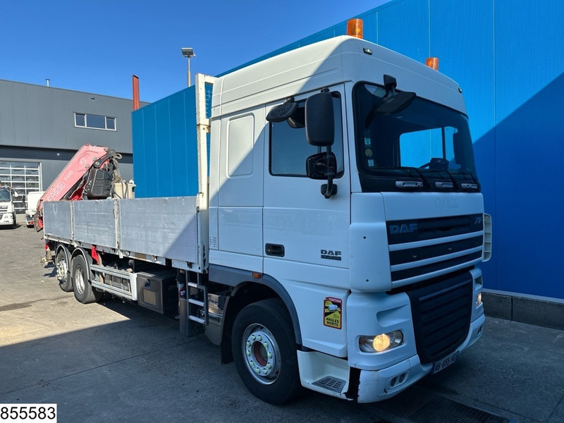DAF XF 410 6x2, Fassi, Retarder, Remote - Autocarro con pianale/ Cassone fisso, Camion con gru: foto 3 DAF XF 410 6x2, Fassi, Retarder, Remote - Autocarro con pianale/ Cassone fisso, Camion con gru: foto 3