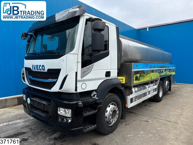 Iveco Stralis 460 6x2, EURO 6, 15,900 litres, Milk, Retarder, Lenk - Camion cisterna: foto 1 Iveco Stralis 460 6x2, EURO 6, 15,900 litres, Milk, Retarder, Lenk - Camion cisterna: foto 1