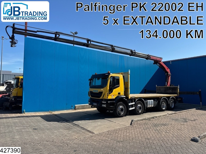 Iveco Stralis 480 8X4, EURO 6D, Retarder, Palfinger - Autocarro con pianale/ Cassone fisso, Camion con gru: foto 1 Iveco Stralis 480 8X4, EURO 6D, Retarder, Palfinger - Autocarro con pianale/ Cassone fisso, Camion con gru: foto 1