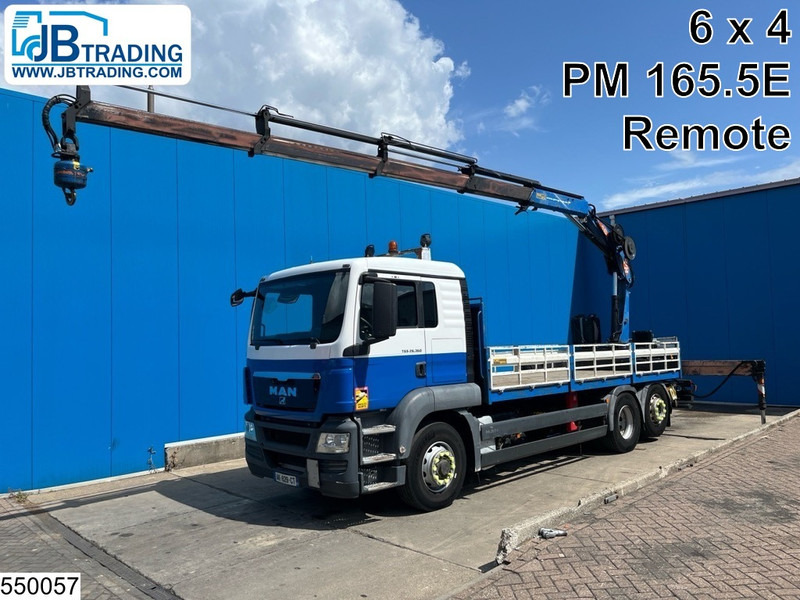 MAN TGS 26 360 6x4, EURO 5, PM, Remote, Hydrodrive - Autocarro con pianale/ Cassone fisso, Camion con gru: foto 1 MAN TGS 26 360 6x4, EURO 5, PM, Remote, Hydrodrive - Autocarro con pianale/ Cassone fisso, Camion con gru: foto 1