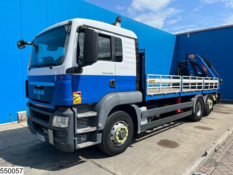 MAN TGS 26 360 6x4, EURO 5, PM, Remote, Hydrodrive - Autocarro con pianale/ Cassone fisso, Camion con gru: foto 2 MAN TGS 26 360 6x4, EURO 5, PM, Remote, Hydrodrive - Autocarro con pianale/ Cassone fisso, Camion con gru: foto 2