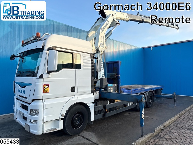 MAN TGX 26 440 6x2. EURO 6, Gormach, Remote, Retarder - Autocarro con pianale/ Cassone fisso, Camion con gru: foto 1 MAN TGX 26 440 6x2. EURO 6, Gormach, Remote, Retarder - Autocarro con pianale/ Cassone fisso, Camion con gru: foto 1