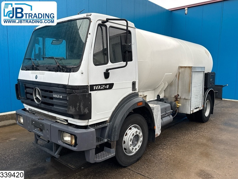Camion cisterna Mercedes-Benz 1824 13018 litres, LPG GPL, Gas tank, Leaf suspension: foto 1
