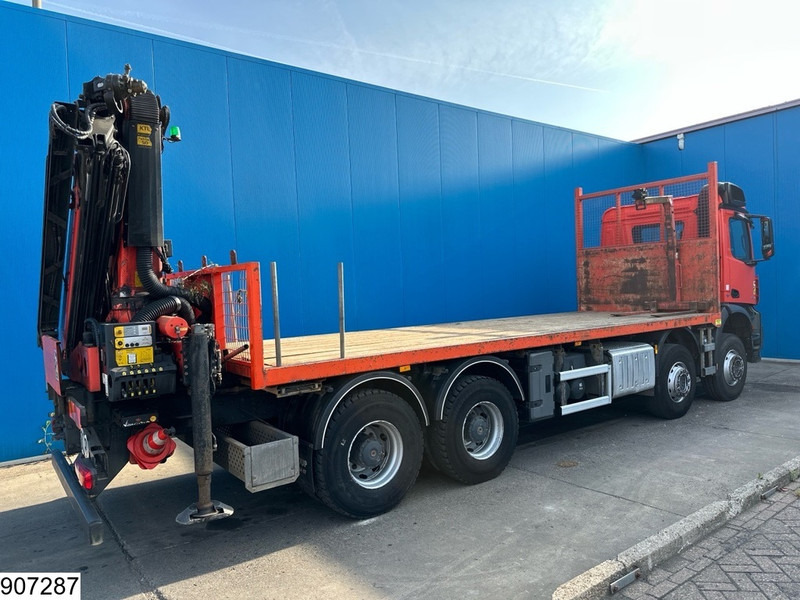 Mercedes-Benz Arocs 3240 8X4, EURO 6, Steel suspension, Palfinger - Autocarro con pianale/ Cassone fisso, Camion con gru: foto 2 Mercedes-Benz Arocs 3240 8X4, EURO 6, Steel suspension, Palfinger - Autocarro con pianale/ Cassone fisso, Camion con gru: foto 2