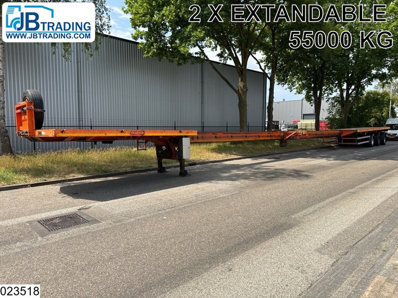Nooteboom open laadbak 55000 KG, 28.95 m, 2 X Extandable - Semirimorchio cassonato/ Pianale: foto 1 Nooteboom open laadbak 55000 KG, 28.95 m, 2 X Extandable - Semirimorchio cassonato/ Pianale: foto 1