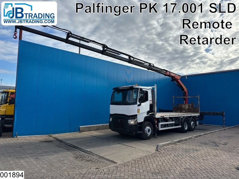 Renault C 430 6x2, EURO 6, Retarder, Palfinger, Remote, Steering - Autocarro con pianale/ Cassone fisso, Camion con gru: foto 1 Renault C 430 6x2, EURO 6, Retarder, Palfinger, Remote, Steering - Autocarro con pianale/ Cassone fisso, Camion con gru: foto 1