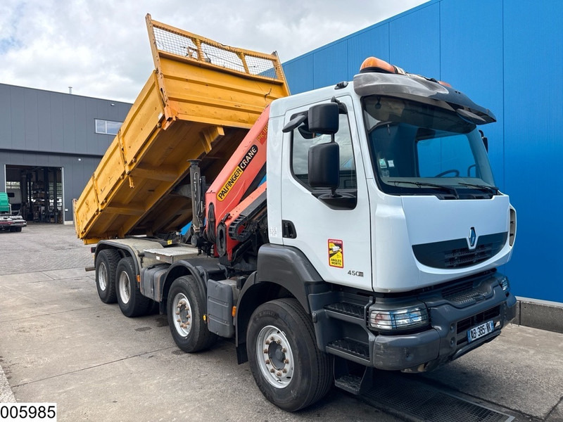 Renault Kerax 450 Dxi 8X4, Manual, Steel suspension, Retarder - Autocarro ribaltabile, Camion con gru: foto 3 Renault Kerax 450 Dxi 8X4, Manual, Steel suspension, Retarder - Autocarro ribaltabile, Camion con gru: foto 3