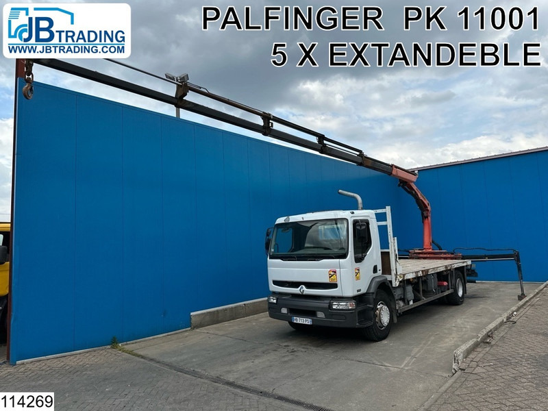 Renault Premium 270 Manual, Steel suspension, Palfinger - Autocarro con pianale/ Cassone fisso, Camion con gru: foto 1 Renault Premium 270 Manual, Steel suspension, Palfinger - Autocarro con pianale/ Cassone fisso, Camion con gru: foto 1