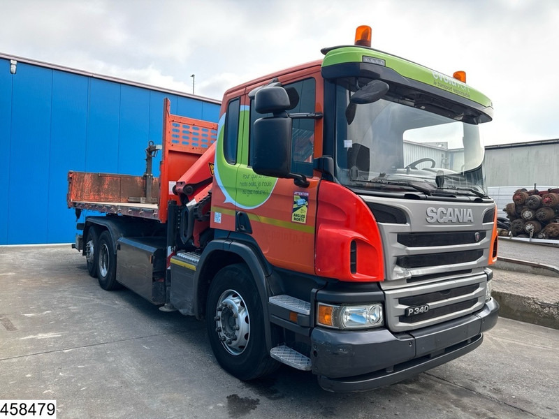 Scania P 340 6x2, CNG, Retarder, Palfinger, Remote - Autocarro ribaltabile, Camion con gru: foto 3 Scania P 340 6x2, CNG, Retarder, Palfinger, Remote - Autocarro ribaltabile, Camion con gru: foto 3