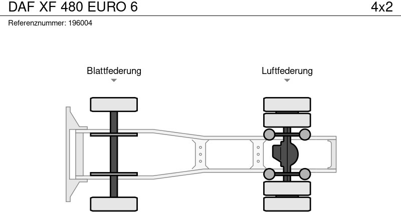 Trattore stradale DAF XF 480 EURO 6: foto 13