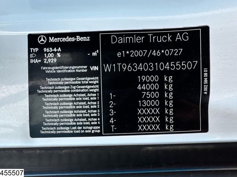 Trattore stradale Mercedes-Benz Actros 1843 MP5, EURO 6D, Retarder, MirrorCams: foto 7