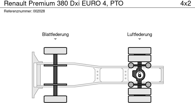 Trattore stradale Renault Premium 380 Dxi EURO 4, PTO: foto 13