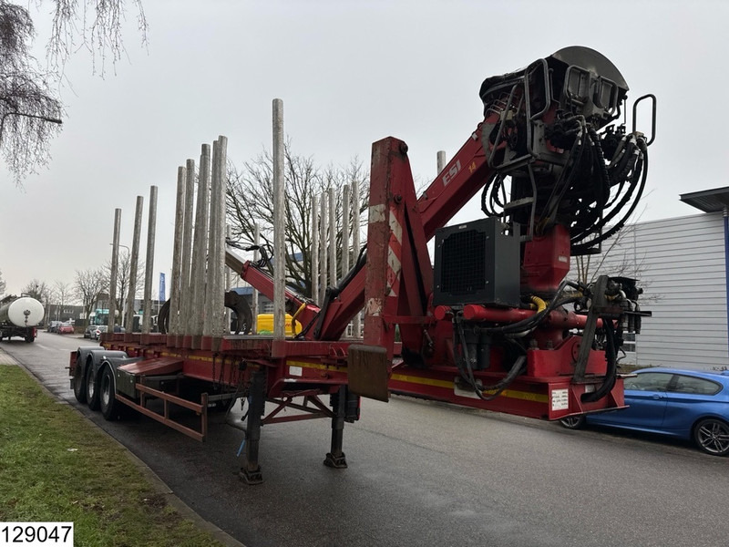 Semirimorchio trasporto legname Trax open laadbak Timber transport, Kesla 2014: foto 8