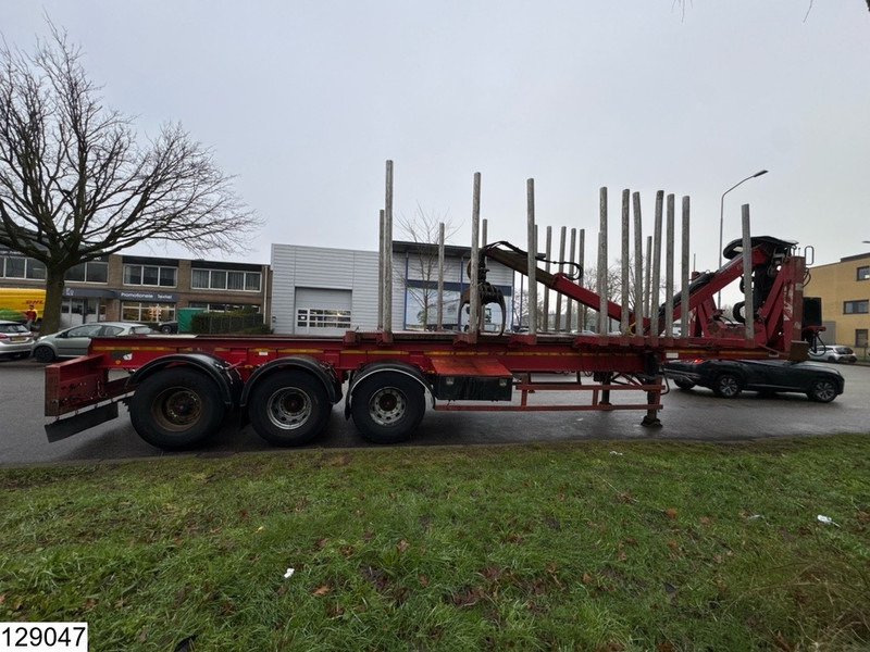Semirimorchio trasporto legname Trax open laadbak Timber transport, Kesla 2014: foto 7