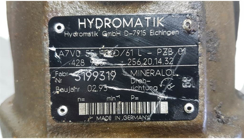 Hydromatik A7VO55HD1D/61L - Load sensing pump - Idraulica: foto 4 Hydromatik A7VO55HD1D/61L - Load sensing pump - Idraulica: foto 4