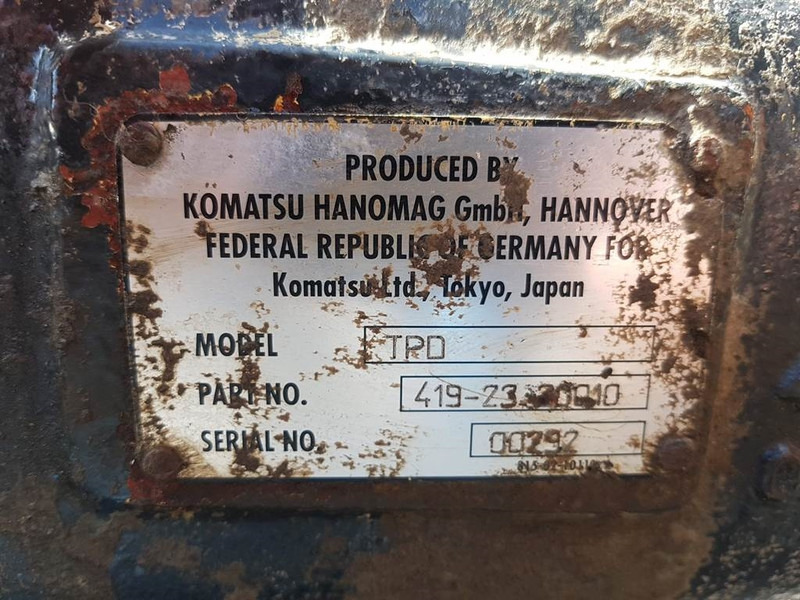 Komatsu TPD - WA320 - 5H Axle/Achse/As - Assali e ricambi per Macchina da cantiere: foto 5 Komatsu TPD - WA320 - 5H Axle/Achse/As - Assali e ricambi per Macchina da cantiere: foto 5