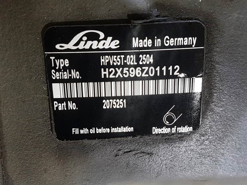 Linde HPV55-02L - Vögele - 2075251 -Drive pump/Fahrpumpe - Idraulica: foto 2 Linde HPV55-02L - Vögele - 2075251 -Drive pump/Fahrpumpe - Idraulica: foto 2