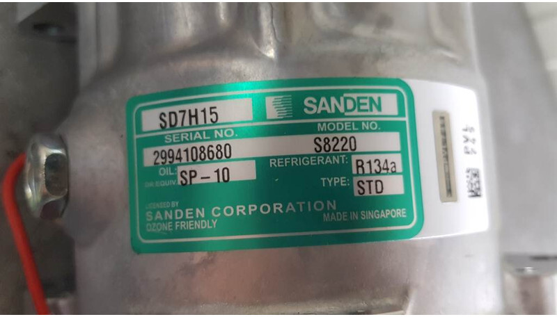 SANDEN SD7H15-S8220-Compressor/Kompressor/Aircopom - Compressore A/C per Macchina da cantiere: foto 3 SANDEN SD7H15-S8220-Compressor/Kompressor/Aircopom - Compressore A/C per Macchina da cantiere: foto 3