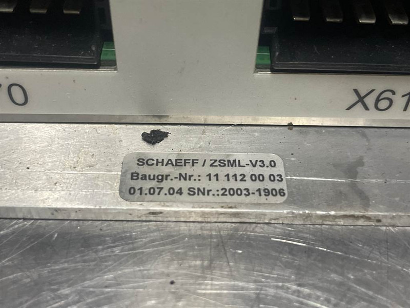 Terex Schaeff 5322000003-ZSML-V3.0-Control box/Steuermodul - Sistema elettrico per Macchina da cantiere: foto 4 Terex Schaeff 5322000003-ZSML-V3.0-Control box/Steuermodul - Sistema elettrico per Macchina da cantiere: foto 4