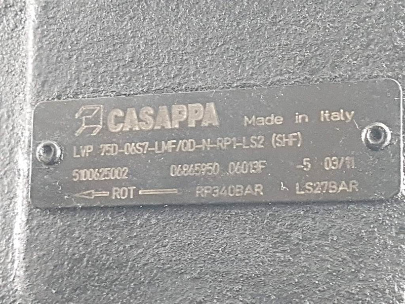Terex TL210-5100625002-Casappa LVP75D-Load sensing pump - Idraulica per Macchina da cantiere: foto 4 Terex TL210-5100625002-Casappa LVP75D-Load sensing pump - Idraulica per Macchina da cantiere: foto 4