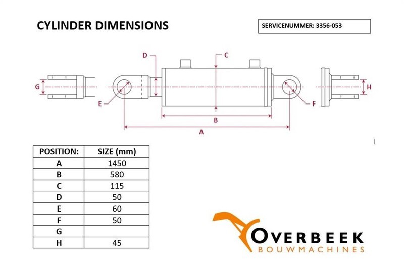 - Tilt cylinder/Kippzylinder/Nijgcilinder - Idraulica: foto 4 - Tilt cylinder/Kippzylinder/Nijgcilinder - Idraulica: foto 4