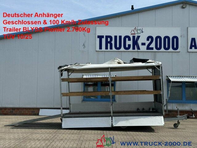 Blyss Pionier Trailer 2.700Kg GESCHLOSSEN 100 Km/h - Rimorchio trasporto automezzi: foto 1 Blyss Pionier Trailer 2.700Kg GESCHLOSSEN 100 Km/h - Rimorchio trasporto automezzi: foto 1