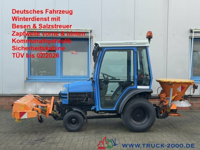 Iseki 2120 Winterdienst Besen + Streuer 2 Zapfwellen - Trattore comunale: foto 1 Iseki 2120 Winterdienst Besen + Streuer 2 Zapfwellen - Trattore comunale: foto 1