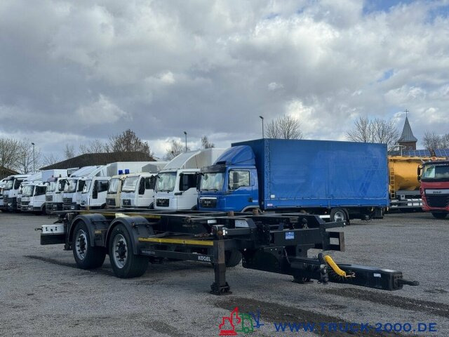Rimorchio portacontainer/ Caisse interchangeable Kögel ZW 18-22,5 Tandem BDF BPW Achsen Scheibenbremsen: foto 9