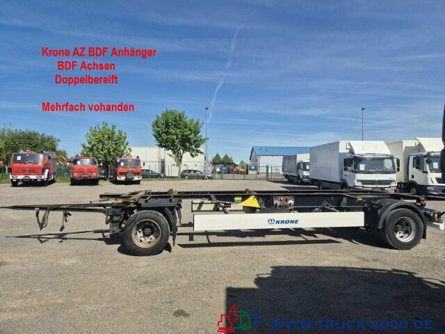 Krone AZ18 Box Carrier - Luft - BPW Achsen - Rimorchio portacontainer/ Caisse interchangeable: foto 1 Krone AZ18 Box Carrier - Luft - BPW Achsen - Rimorchio portacontainer/ Caisse interchangeable: foto 1