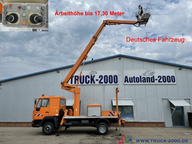 MAN 8.163 Ruthmann 17.3 m Arbeitshöhe 10 m seitlich - Piattaforma autocarrata: foto 1 MAN 8.163 Ruthmann 17.3 m Arbeitshöhe 10 m seitlich - Piattaforma autocarrata: foto 1