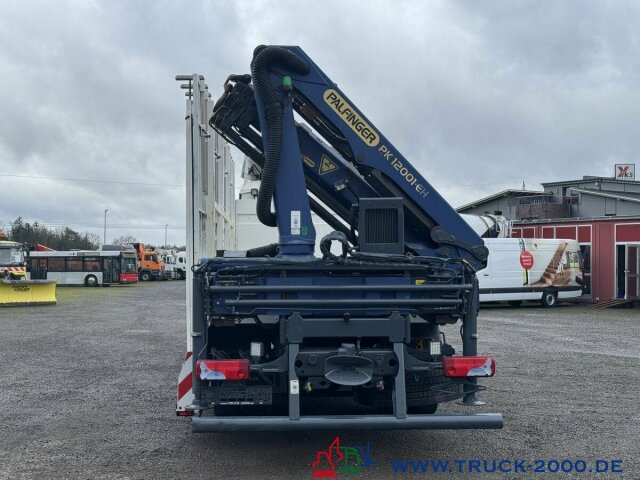 MAN TGM 18.290 Glastransporter Glasreff PK12001EH FB - Autocarro con pianale/ Cassone fisso, Camion con gru: foto 2 MAN TGM 18.290 Glastransporter Glasreff PK12001EH FB - Autocarro con pianale/ Cassone fisso, Camion con gru: foto 2