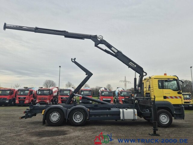Autocarro scarrabile, Camion con gru MAN TGS 26.320 Meiller RK 2070+ Kran MKG HLK 177+FB: foto 6