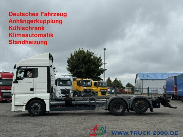 MAN TGX 26.480 XLX BDF Haus Bett Hub Multi Wechsler - Autocarro portacontainer/ Caisse interchangeable: foto 1 MAN TGX 26.480 XLX BDF Haus Bett Hub Multi Wechsler - Autocarro portacontainer/ Caisse interchangeable: foto 1