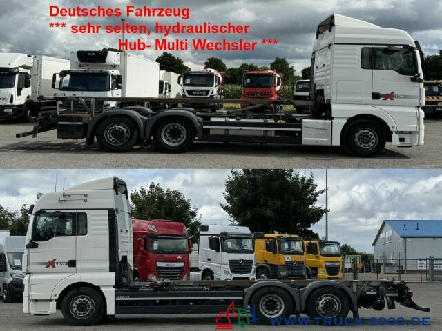 MAN TGX 26.480 XLX Haus Bett hydr Hub Multi Wechsler - Autocarro portacontainer/ Caisse interchangeable: foto 1 MAN TGX 26.480 XLX Haus Bett hydr Hub Multi Wechsler - Autocarro portacontainer/ Caisse interchangeable: foto 1