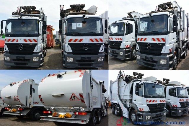 Camion immondizia per il trasporto di rifiuti Mercedes-Benz Axor 2529 Faun Überkopf Frontlader 25 m³ 1.Hand: foto 9