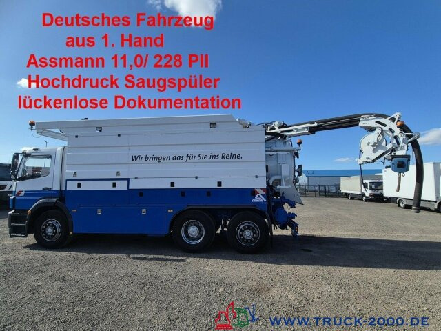 Mercedes-Benz Axor 2633 Hochdrucksaugspüler Assmann 9500 Liter - Autospurgo: foto 1 Mercedes-Benz Axor 2633 Hochdrucksaugspüler Assmann 9500 Liter - Autospurgo: foto 1