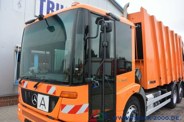 Camion immondizia per il trasporto di rifiuti Mercedes-Benz Econic 2633 Faun Variopress 522 Zöller Schüttung: foto 6