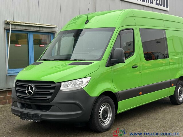 Furgone chiuso, Furgone doppia cabina Mercedes-Benz Sprinter 317 CDI Mixto 5 Sitze AHK 3.500kg Klima: foto 10