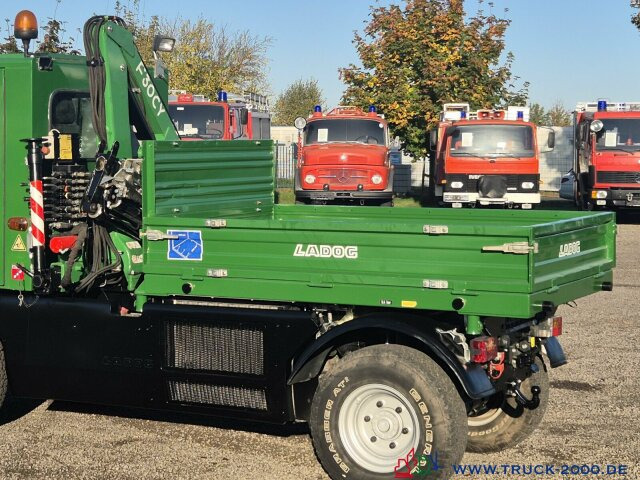 Furgone ribaltabile Multicar Ladog 4x4 Kipper mit Fassi Kran 5+6 Steuerkreis: foto 11